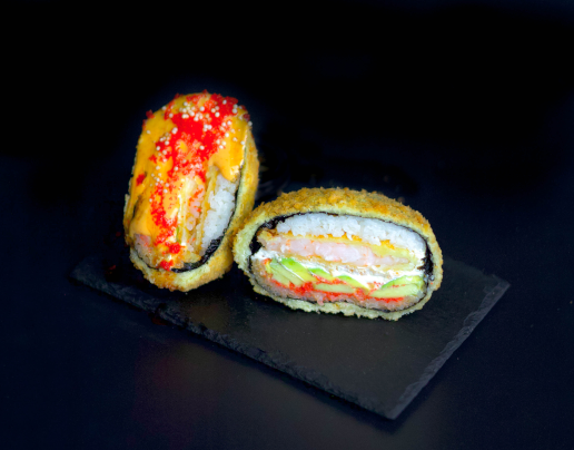 Sushi Burger z Krewetkami