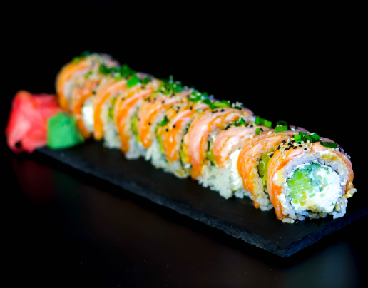 Charred Salmon Roll