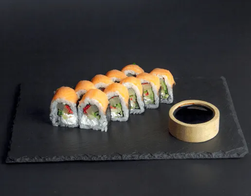 Triangle Roll with Salmon